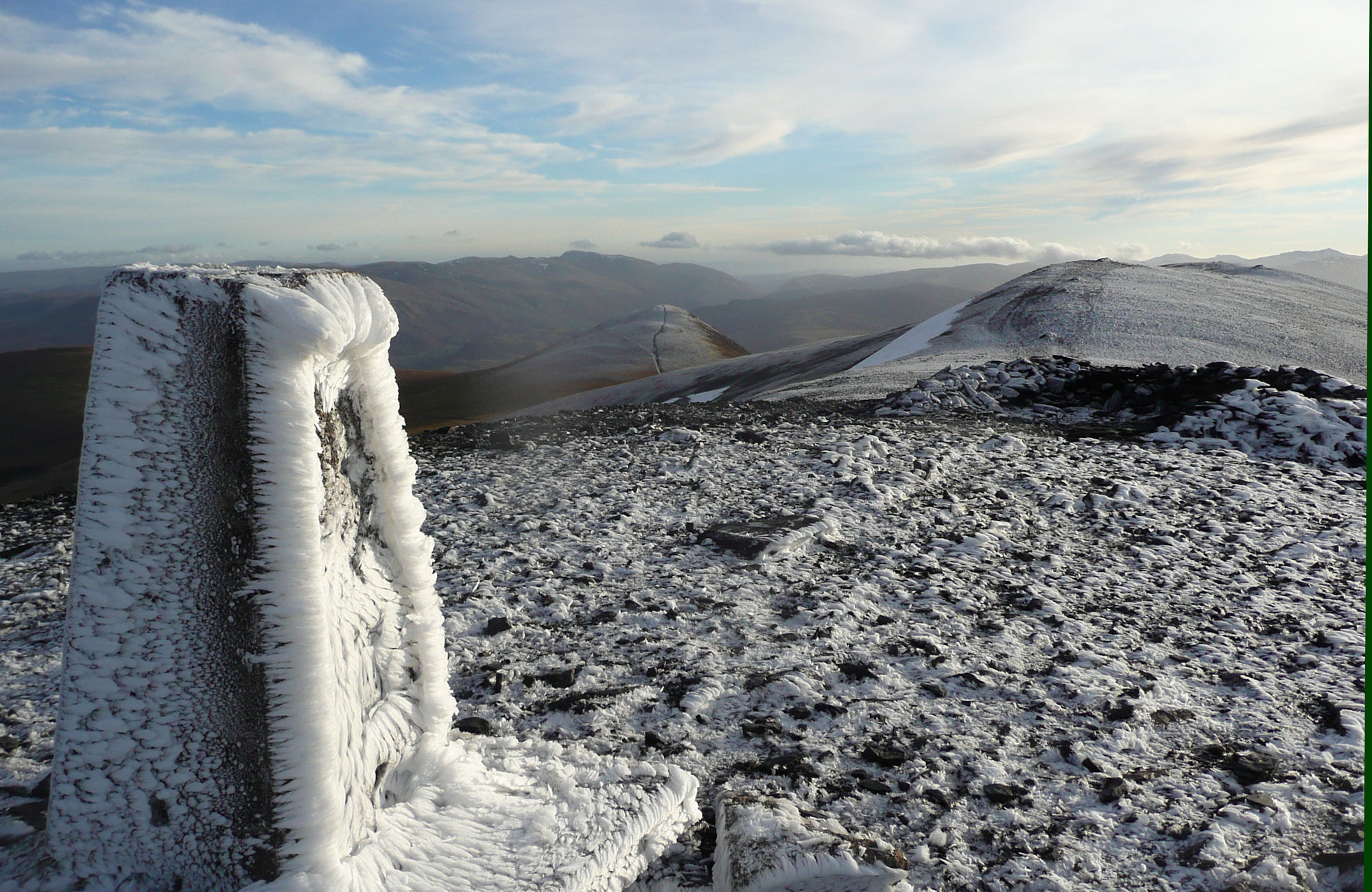 Summit of Skiddaw looking south east