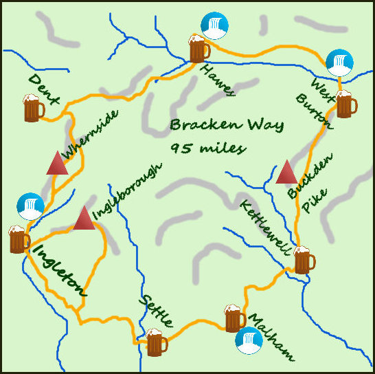 Bracken Way map