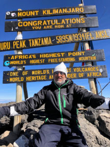 The summit of Kilimanjaro